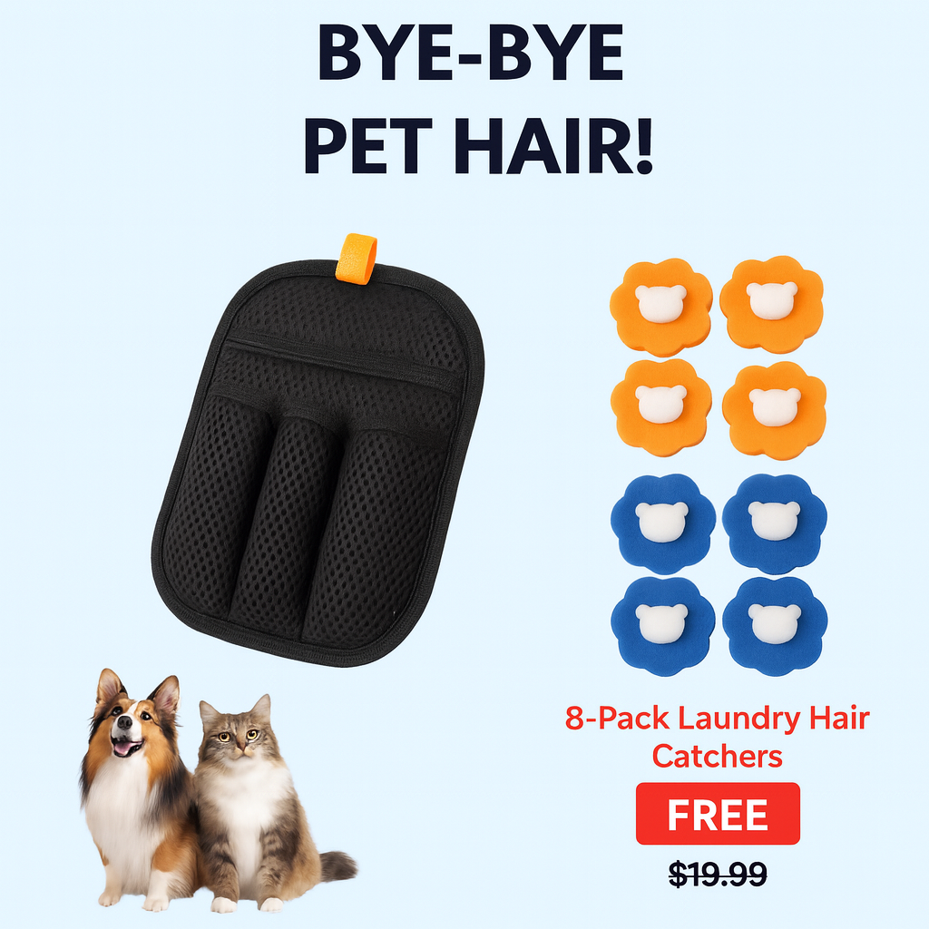 HairMagnet Pro™ – First Electrostatic Pet Hair Glove