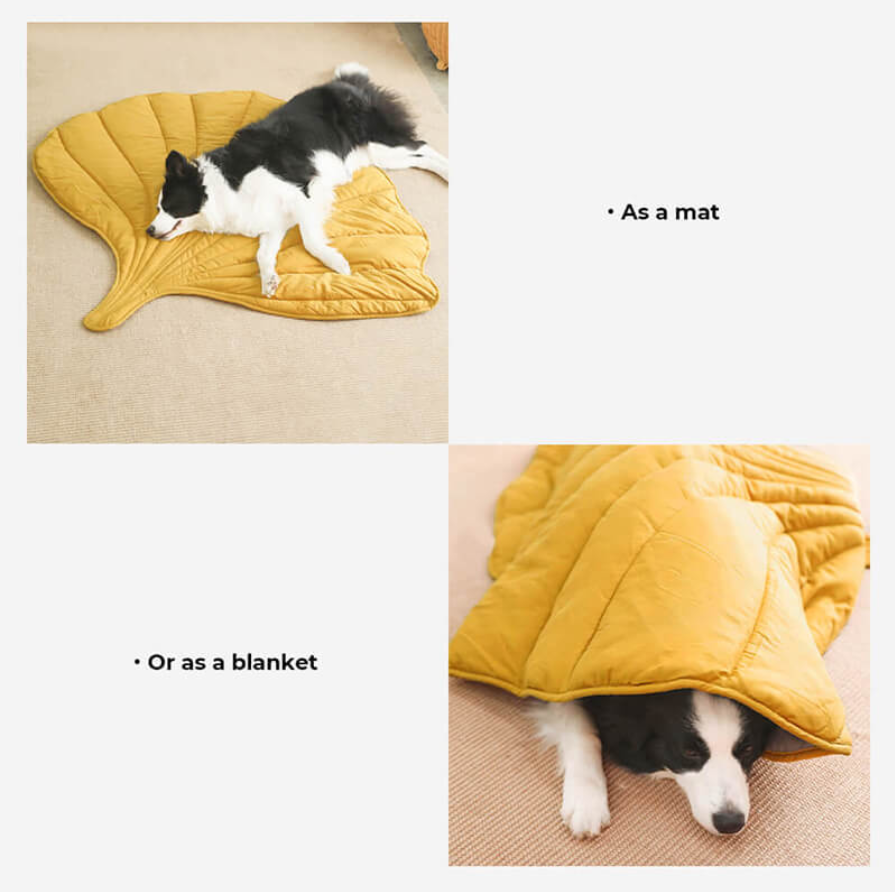 Leaf Shape Dog Blanket