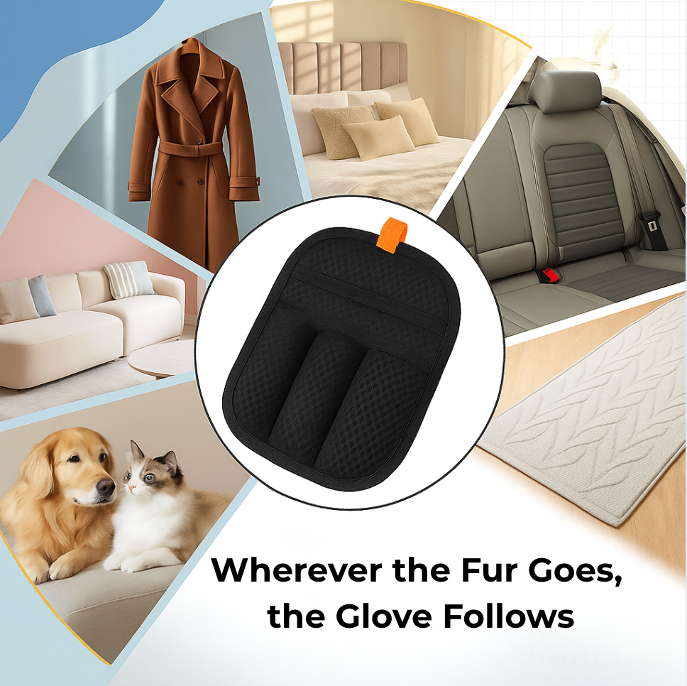 HairMagnet Pro™ – First Electrostatic Pet Hair Glove
