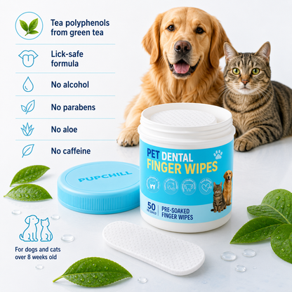 Pet Finger Dental Wipes