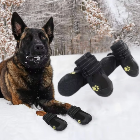 Waterproof Winter Dog Boots (4pcs)