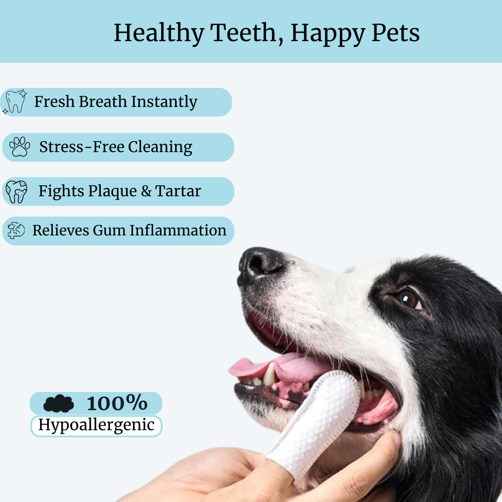 Pet Finger Dental Wipes