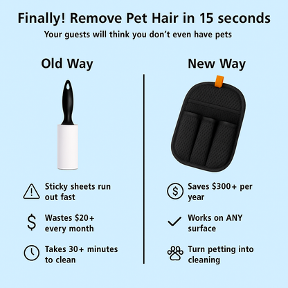 HairMagnet Pro™ – First Electrostatic Pet Hair Glove