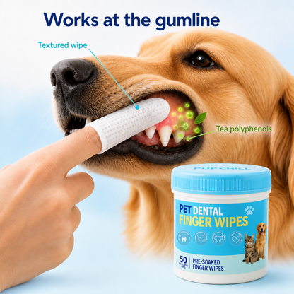 Pet Finger Dental Wipes