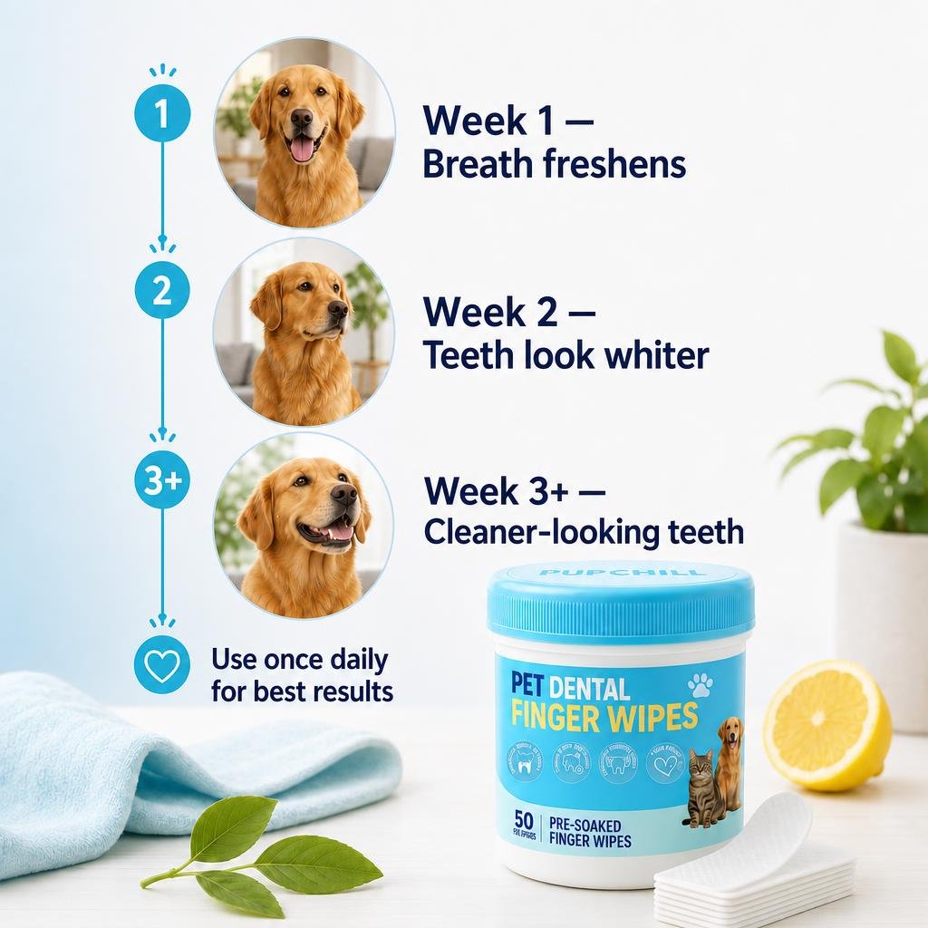Pet Finger Dental Wipes