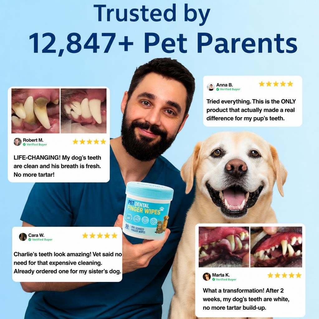 Pet Finger Dental Wipes